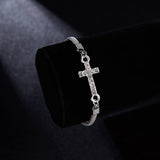 Aliexpress jewelry cross silver Trendy Silver Plated Crystal Bracelets Several Styles, Beautiful & Affordable!