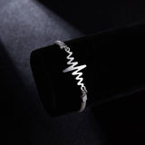 Aliexpress jewelry heartbeat silver Trendy Silver Plated Crystal Bracelets Several Styles, Beautiful & Affordable!