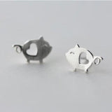 AliExpress Jewelry SET-Fine Fashion 925 Silver Dainty Pigs with Hearts Jewelry