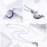 AliExpress Jewelry SET-Fine Fashion 925 Silver Fairy with Moon & Stars Jewelry in Sterling Silver, Ring and Necklace