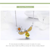 AliExpress Jewelry SET-Fine Fashion 925 Silver Honey Bee Jewelry SET, Ring, Earrings and Necklace BEE-autiful!  Elegant!