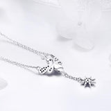 AliExpress Jewelry SET-Fine Fashion 925 Silver Honey Bee With a Star Jewelry SET : Ring, Necklace, Earrings