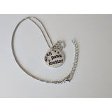 AliExpress Keychain All Paws Matter Pet Lover's Stainless Steel 18" Necklace