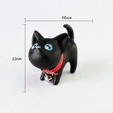 AliExpress Keychain Black Kitty Cat Silicone Keychain with Bell So Cute!  5 Varieties*