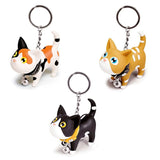 AliExpress Keychain Calico Kitty Cat Silicone Keychain with Bell So Cute!  5 Varieties*