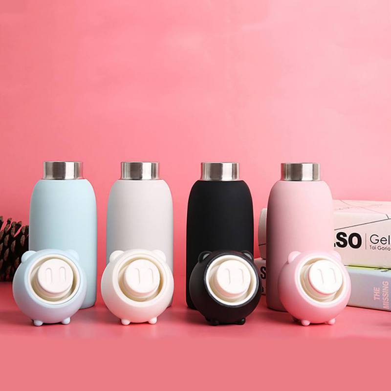 AliExpress Mug Pig Water Bottle- Stainless Steel Cuteness!  Piggy comes in 4 colors now!  *