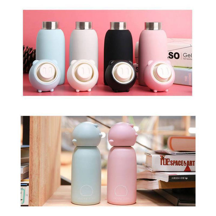 AliExpress Mug Pig Water Bottle- Stainless Steel Cuteness!  Piggy comes in 4 colors now!  *