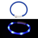 AliExpress PET Blue / SM 14" LED Lighted Collars to Keep Pets SAFE at Night!  Rechargeable *