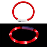 AliExpress PET Red / SM 14" LED Lighted Collars to Keep Pets SAFE at Night!  Rechargeable *