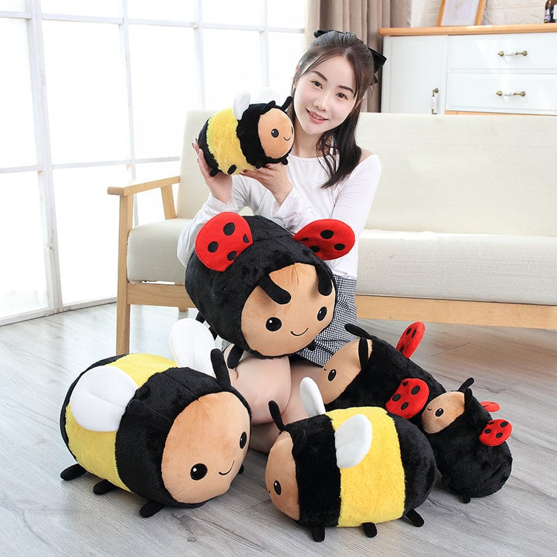 AliExpress Plush Animals Bee and Lady Bug Plush Toys, baby safe. Three sizes! *