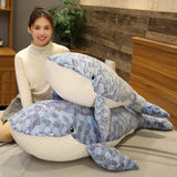 AliExpress Plush Animals Blue Whale Plush Toy Pillow Four Sizes*