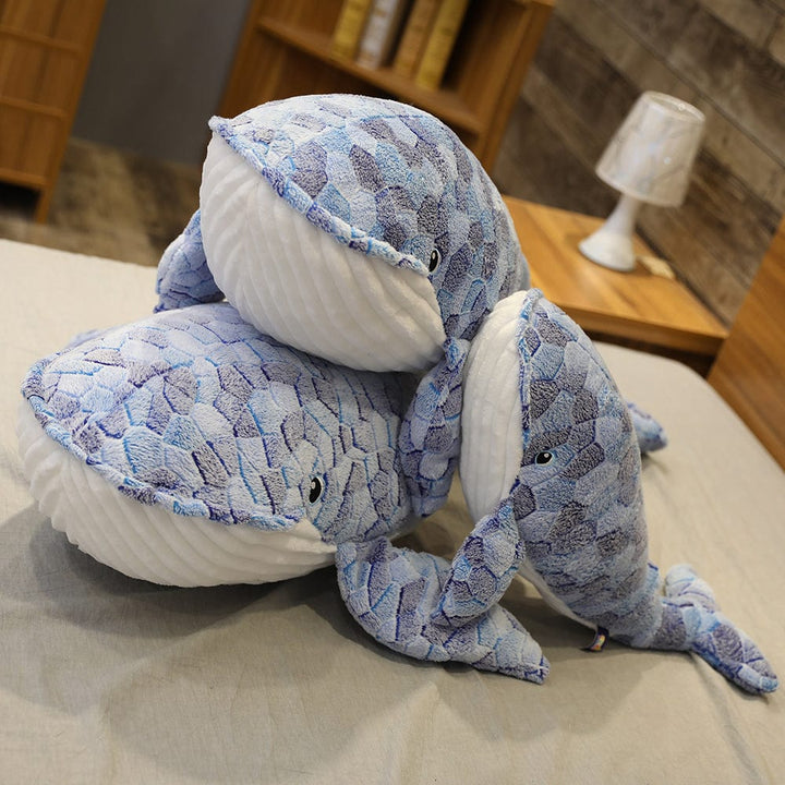 AliExpress Plush Animals Blue Whale Plush Toy Pillow Four Sizes*