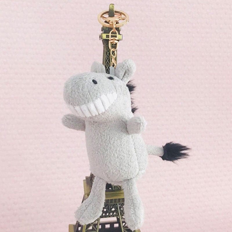 Aliexpress Plush Animals Donkey Keychain Funny Big Toothed Grin Plush Animals and Keychains TOO CUTE!