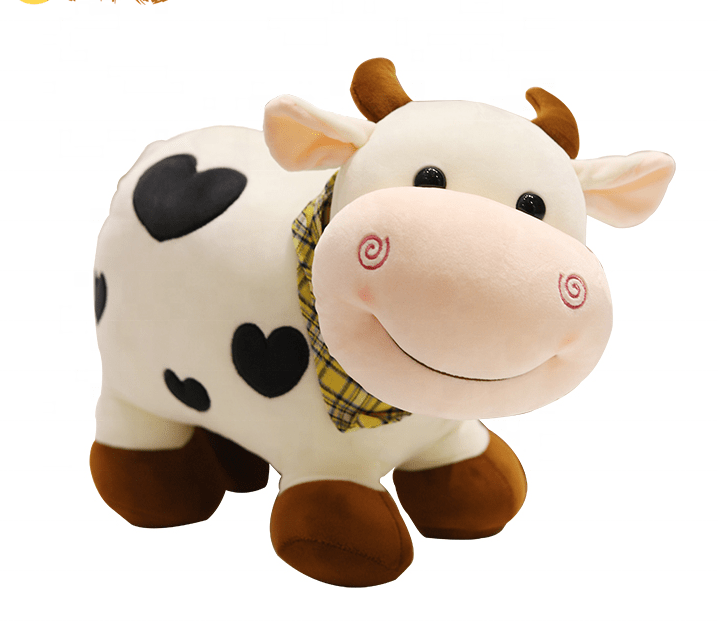 AliExpress Plush Animals Happy Cows with Hearts, Pure Bovine Love! *