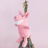 Aliexpress Plush Animals Pig Keychain Funny Big Toothed Grin Plush Animals and Keychains TOO CUTE!