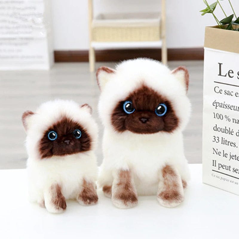 AliExpress Plush Animals Simulation Siamese Cat Plush Toy*