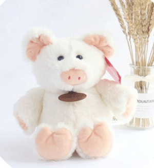 AliExpress Plush Animals White Plush Piggy Doll Toy Cute and Super Soft! *