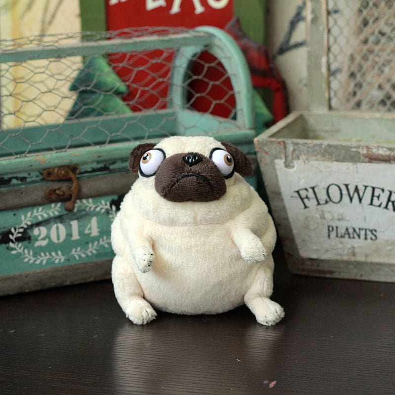 AliExpress Plush Dog Pug Doggy Funny Bug-eyed Plush Pug Stuffed Animal Too Cute!