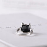 Aliexpress Rings Cute Cat Fashion RIng Blue Eyes