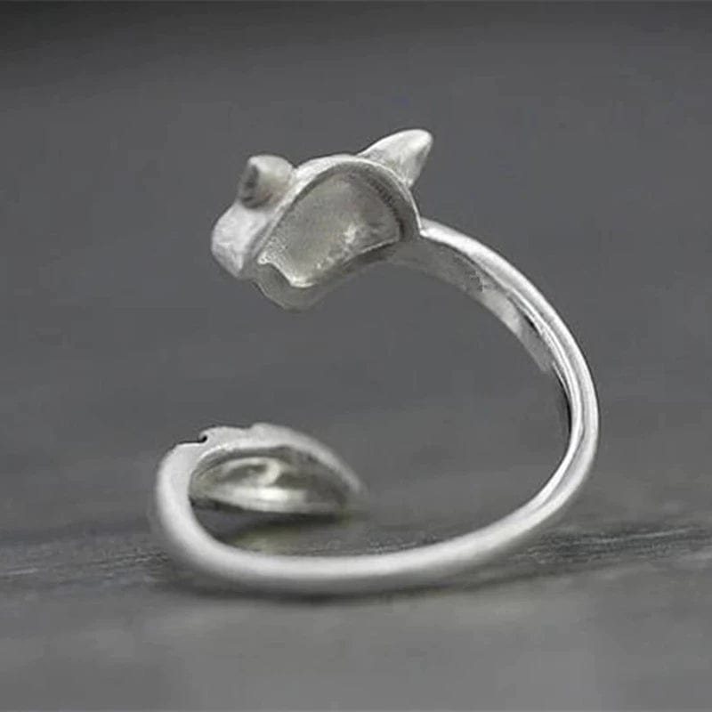 AliExpress Rings Raccoon Ring Silver Open Design, Cute!