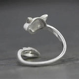 AliExpress Rings Raccoon Ring Silver Open Design, Cute!