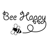 AliExpress Sticker/Bumper Sticker Bee Happy Black Honey Bee and Bee Happy Stickers for Car or Anywhere!