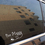 AliExpress Sticker/Bumper Sticker Bee Happy White Honey Bee and Bee Happy Stickers for Car or Anywhere!