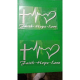 AliExpress Sticker/Bumper Sticker Faith-Hope-Love Sticker for Car or Wherever You Want to Share a Good Message!