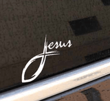 AliExpress Sticker/Bumper Sticker Jesus Fish / White Christian Decal Stickers for Your Car or Wherever You Want to Share the Good News!