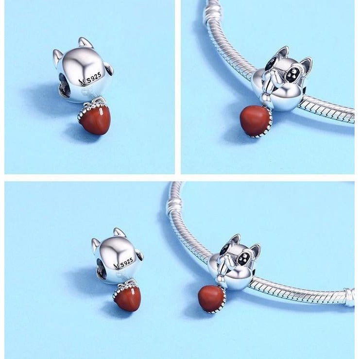 Animal Charms for Pandora Style Bracelets Sterling Silver Cow, Pig, Owl, Chipmunk | Animal Lover Gifts Cow