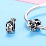Animal Charms for Pandora Style Bracelets Sterling Silver Cow, Pig, Owl, Chipmunk - The Pink Pigs, Animal Lover's Boutique