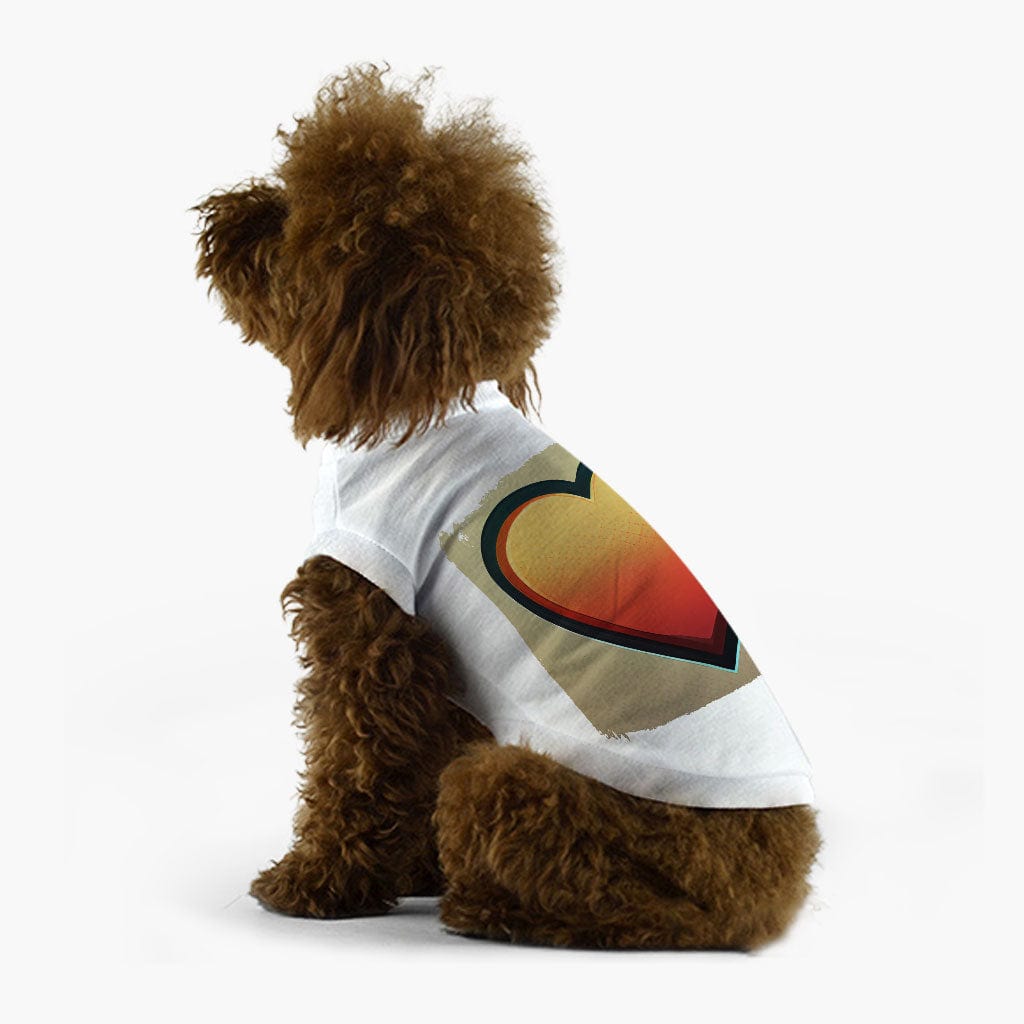 RPG Dog T-Shirt - Heart Dog Shirt - Artwork Dog Clothing