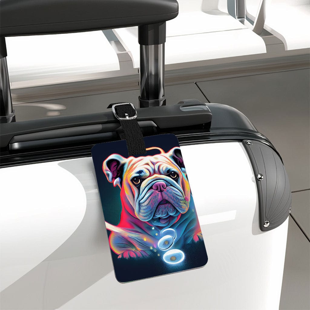Dog Print Luggage Tag - Magic Travel Bag Tag - Art Luggage Tag