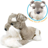 Siegfried The Schnauzer | 7 Inch Stuffed Animal Plush - Dog Plush Toy for Kids