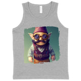 Gnome Kids' Jersey Tank - Pilot Sleeveless T-Shirt - Steampunk Kids' Tank Top