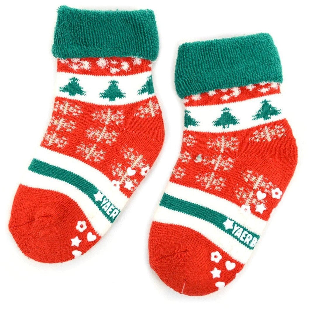 Baby Christmas Socks 3pr Pack--Cute & Festive! - The Pink Pigs, A Compassionate Boutique