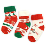 Baby Christmas Socks 3pr Pack--Cute & Festive!