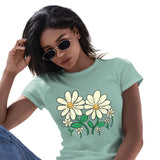 Women's Flower T-Shirt - Cute T-Shirt