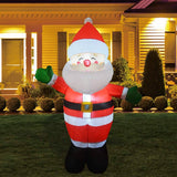 Inflatable Santa Claus by Goosh 5 ft Christmas Inflatable Blow up Santa Yard Decoration