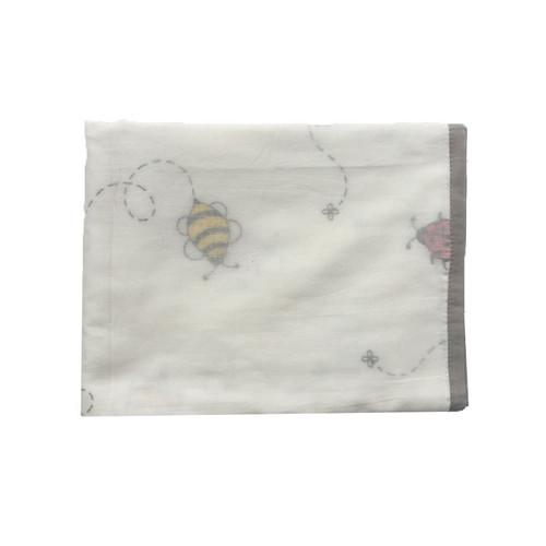 Bee & Bug Muslin Baby Blankie--HANDMADE, High Quality! - The Pink Pigs, A Compassionate Boutique