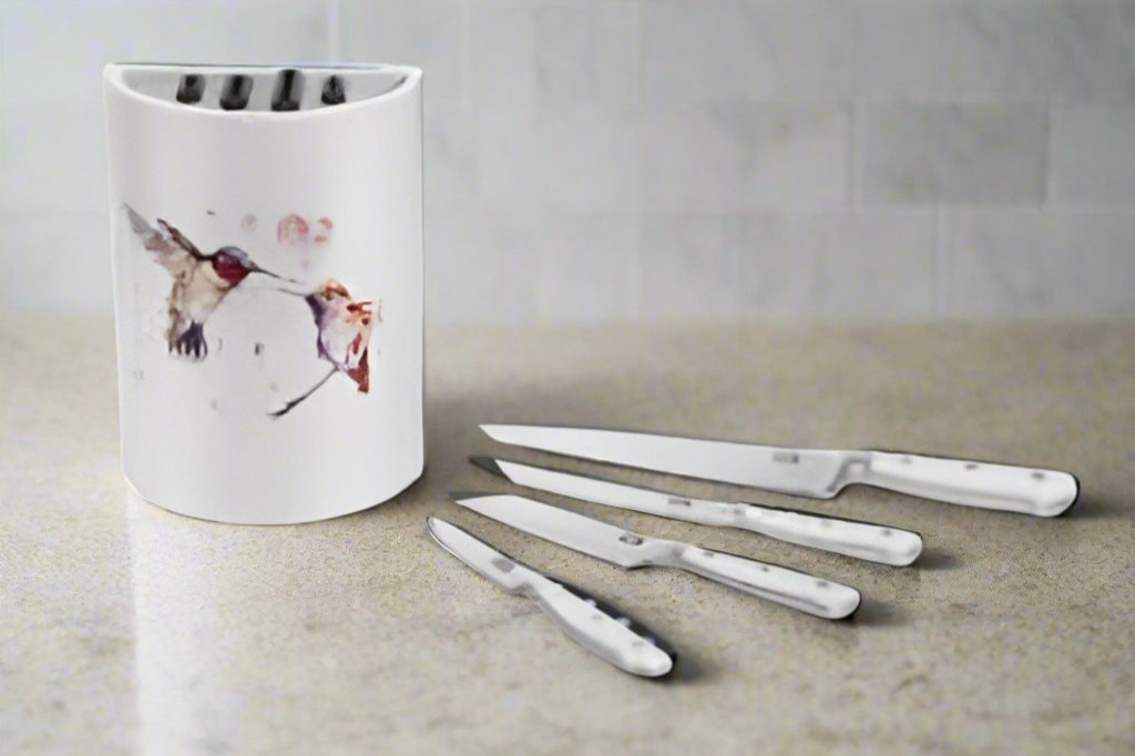 big sky carvers Home & Garden:Kitchen, Dining & Bar:Dinnerware & Serveware:Mugs Hummingbird Big Sky Carvers Hummingbird Block Knife Set