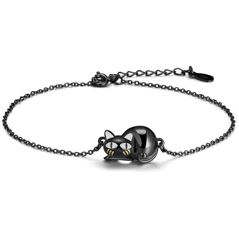 Cutest Black Cat Jewelry in solid Sterling Silver sure to Bring Smiles! - The Pink Pigs, A Compassionate Boutique