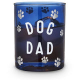 Blush Gifts For the Home Dog Dad Cocktail Glass Blue 11oz.-Helps Rescued Animals!