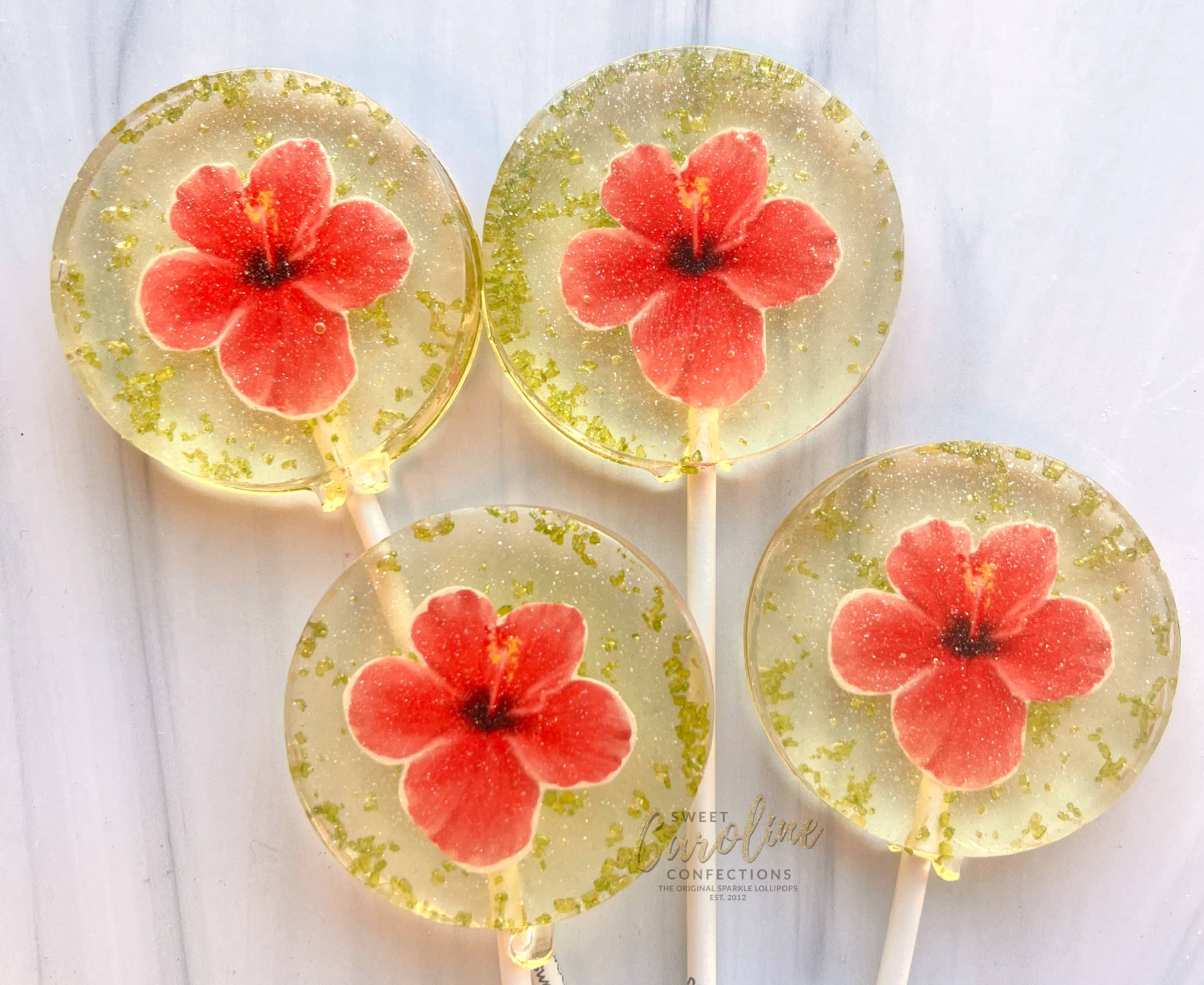 Hibiscus Lollipops, Lychee Melon Flavor- VEGAN