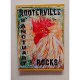 Carol and Elaine Kitchen Farm Animal Magnets:  Handmade Rooterville Animals on Magnets Rooster, Cow, Piggy *