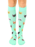 Cat Knee High Compression Socks! Feel Good & Look Cute Too! *