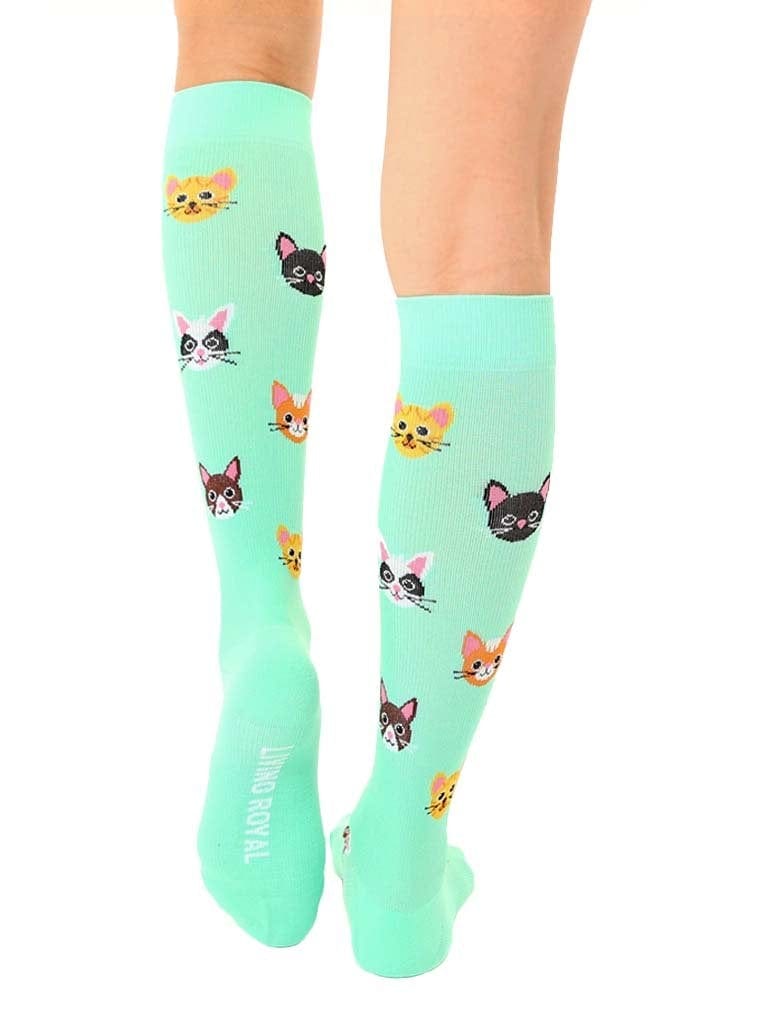 Cute Dog or Cat Knee High Compression Socks! Feel Good & Look Cute Too! - The Pink Pigs, A Compassionate Boutique