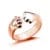 Cute Paw Hugs Ring - Ladies Simple Fashion Jewelry Rings