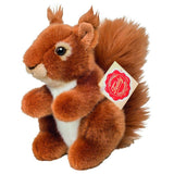 Plush Red Squirrel with Tufted Ears 14 cm - plush toy by Teddy Hermann