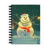 Snow Graphic Design Spiral Notebook - Art Notebook - Funny Notebook